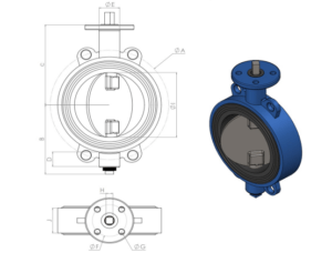 detalhamento técnico 1 valvula borboleta